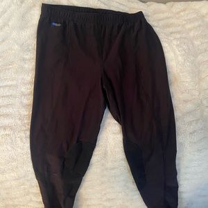 Black equestrian wear, riding pants, worn for six months, great condition